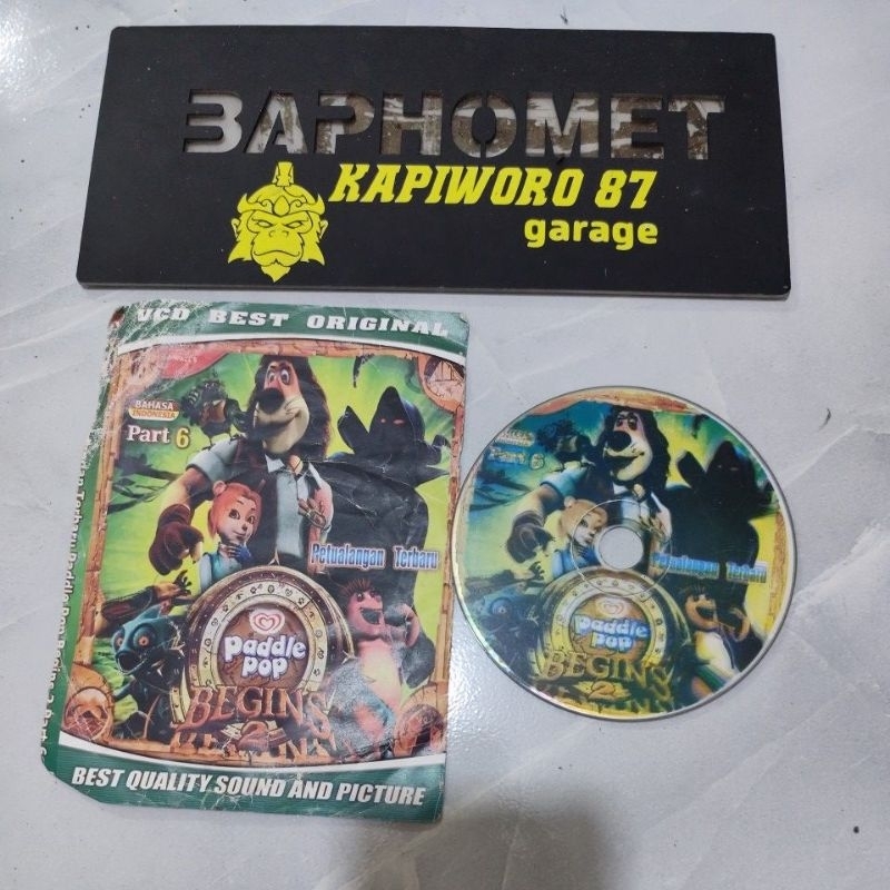 kaset VCD BEST ORIGINAL PADDLE POP begins2