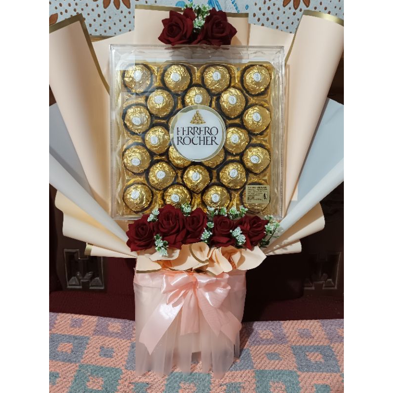 

Buket coklat Ferrero Rocher