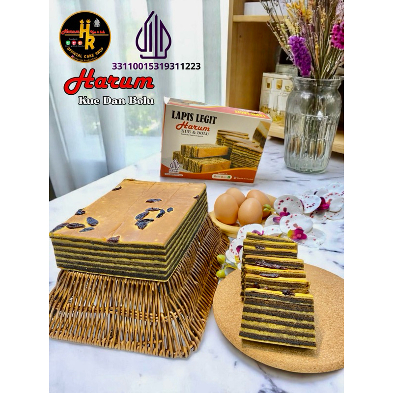 

Kue Lapis Legit Coklat / kue lapis legit basah rasa coklat dengan toping kismis 100 % halal