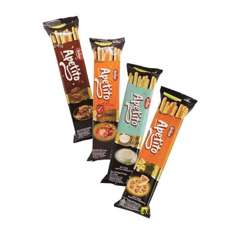 

Roma Apetito Snack Panjang Berbumbu 15gr