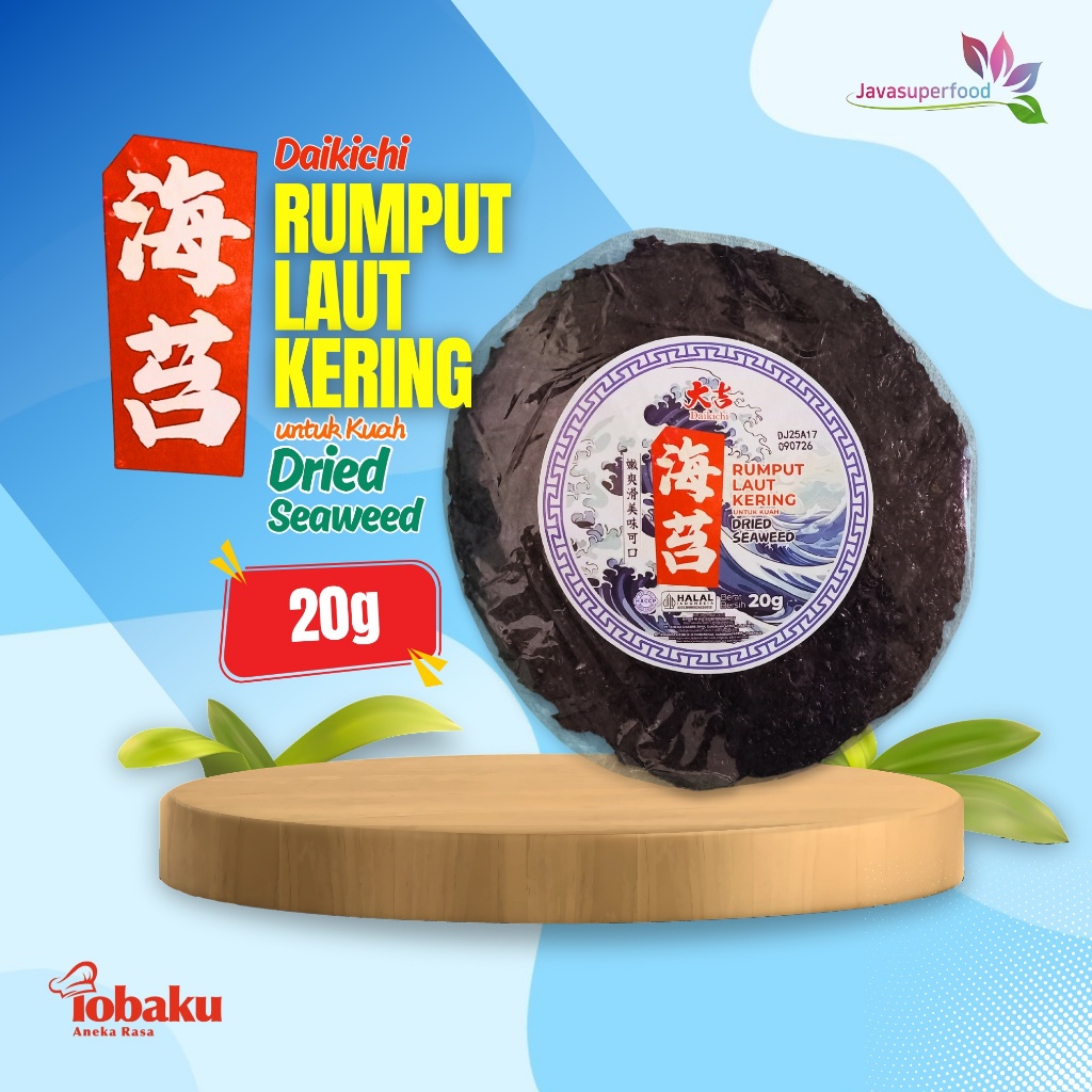 

Daikichi Rumput Laut Kering untuk Kuah - Dried Seaweed 20g