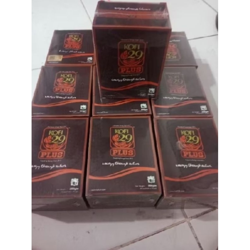 

Kopi 29 plus , Kofi 29 plus isi 10 sachet original