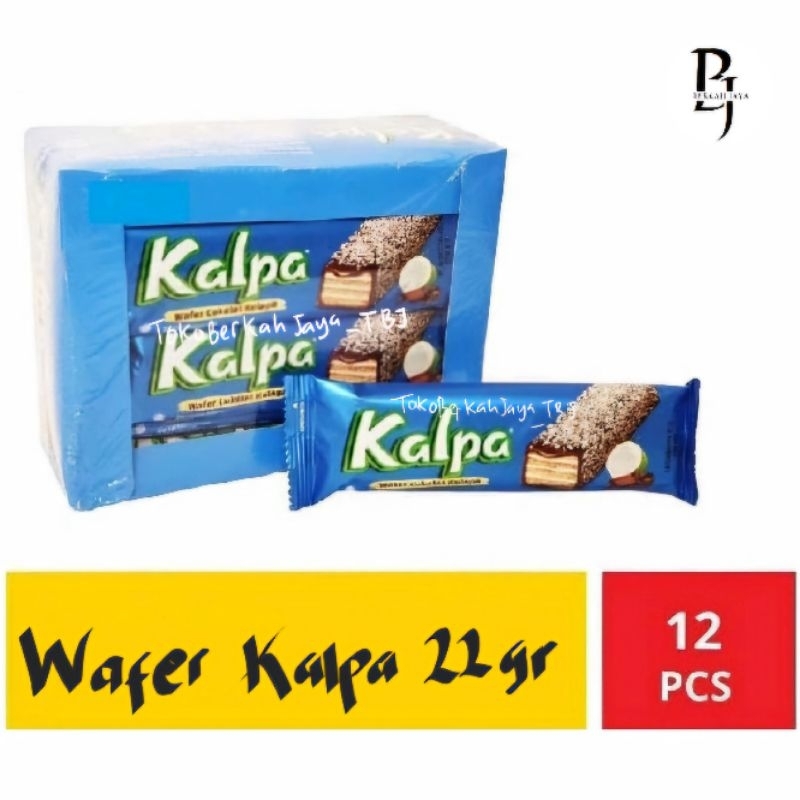 

Kalpa Wafer Cokelat Kelapa - 1 Box Isi 12 Pcs