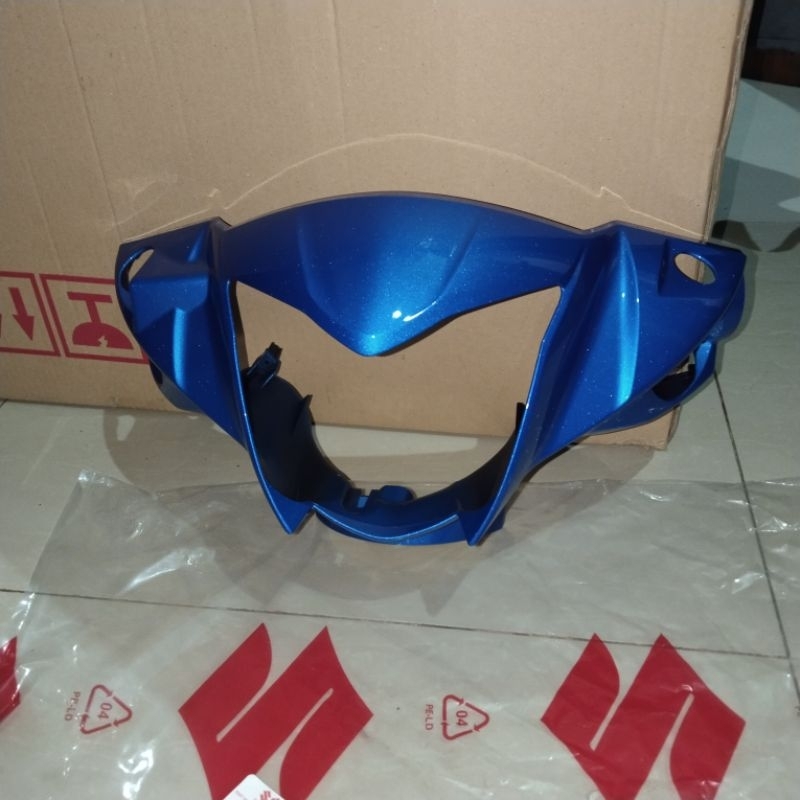 [56311-40J00-YUJ] Batok depan COVER HANDLE FRONT  (BIRU  MUDA) - Address