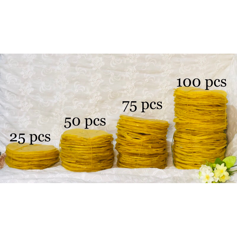 

( Promo TerMurah ) Karupuak Gambok/Ubi/Singkong Khas Sijunjung Isi 100 Pcs / Opak Lebar Kuah Sate / Kerupuk Paket Usaha