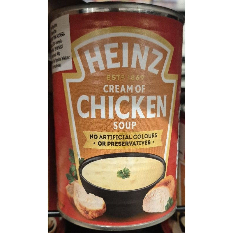 

Krim Ayam Sup HEINZ Cream Of Chicken Soup 400g - RM.