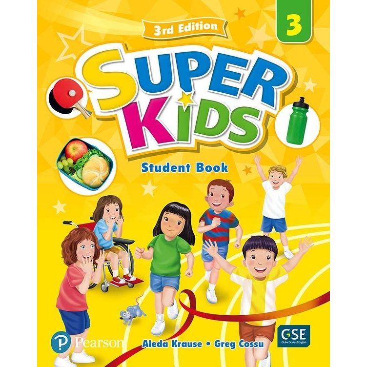 SuperKids (3rd Ed) Lv3 Student Book w/ 2 Audio CD n PEP Code (Pearson)