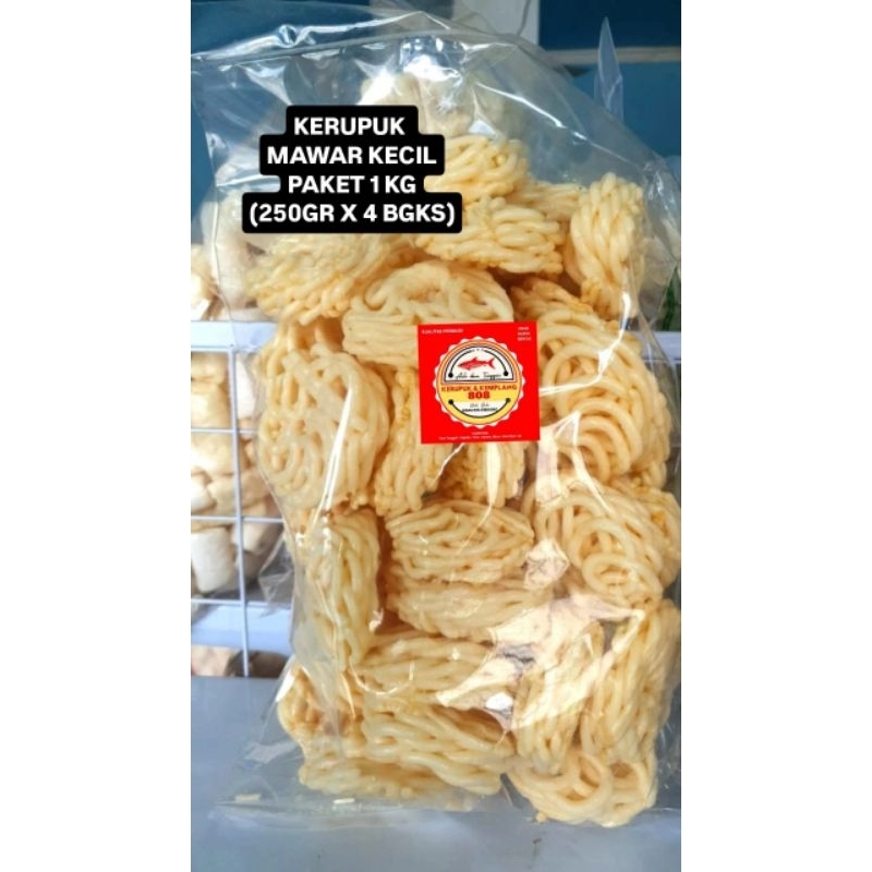 

PAKET 1 KG KERUPUK MAWAR KECIL