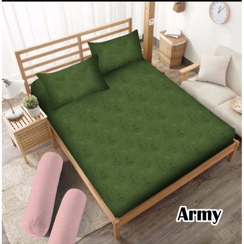 Terangbenderang_ Sarung Kasur Spring Bed Tinggi 25 Cm/Seprei Resleting No 1 No 2 No 3 No 4 Tinggi 25