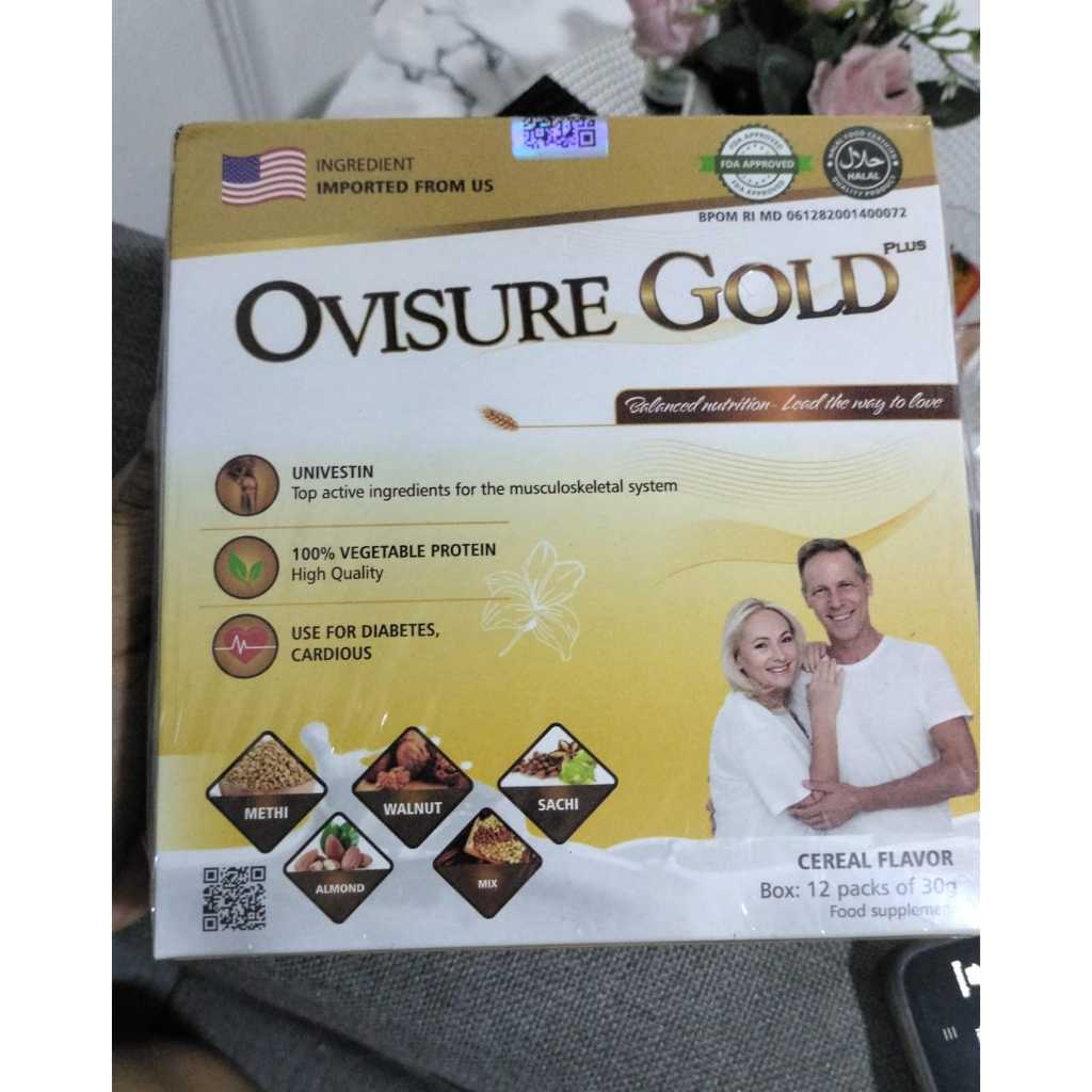 

OVISURE GOLD PLUS Susu Nabati Obat Vitamin Premium Original