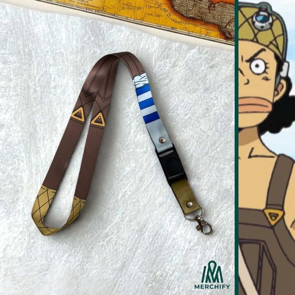 

Lanyard USOPP One Piece Anime Merchandise Tali ID Card (unofficial)