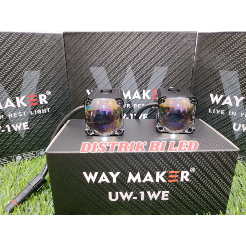 WAY MAKER UW 1 WE MINI LASER MOTOR MOBIL 56W LAMPU TEMBAK WIDE EYE  WAY MAKER UW 1 WE