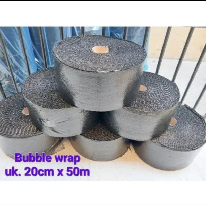 

BUBELLWREP 1 ROLL LEBAR 20 cm x 50 M. WARNA HITAM DAN BENING