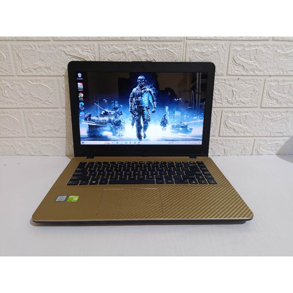 Asus A442UQ Core i7 7500U | Nvidia 940MX | Dual VGA + SSD 512GB | Laptop Bekas Desain Kuliah Gen 7