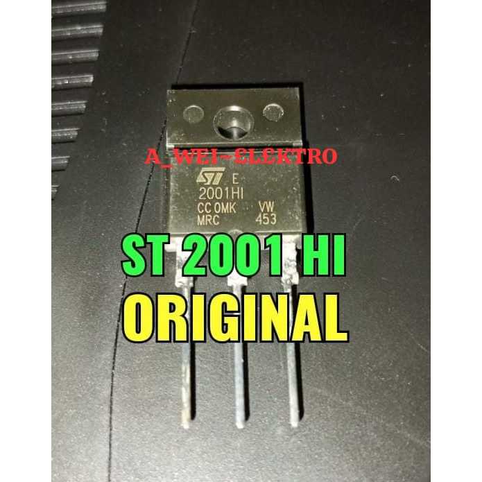 TRANSISTOR TR horizontal TV Tabung ST2002HI st 2001hi