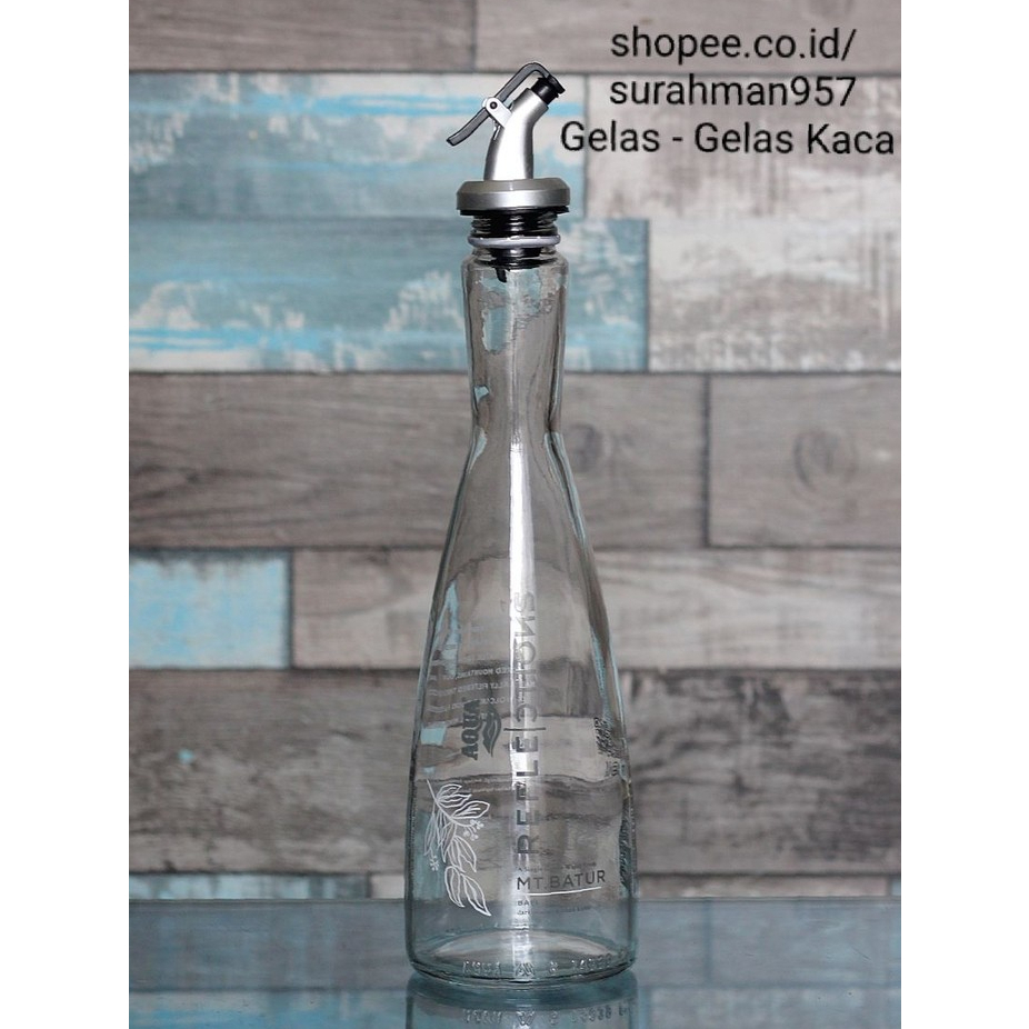 Botol Aqua Reflection botol kaca