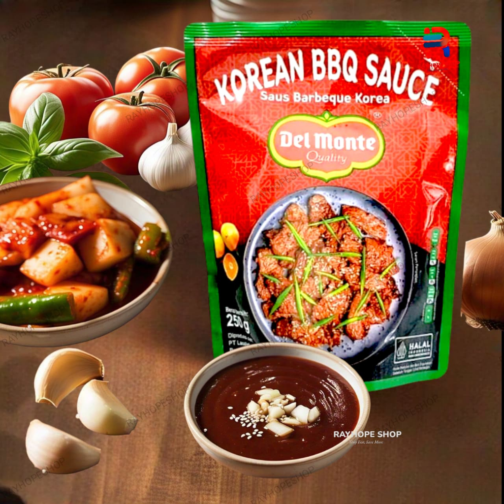

PROMO Saus Saos Delmonte Del Monte Korean Korea BBQ Barberque Barberkyu Sauce Refill Pouch Kemasan Isi Ulang 250gr 250 gram gr Murah Termurah Usaha Kekinian Viral Ide Jualan UMKM Toko Warung Kelontong Horeca Horeka Hampers Parcel Lebaran Idul Fitri Bumbu
