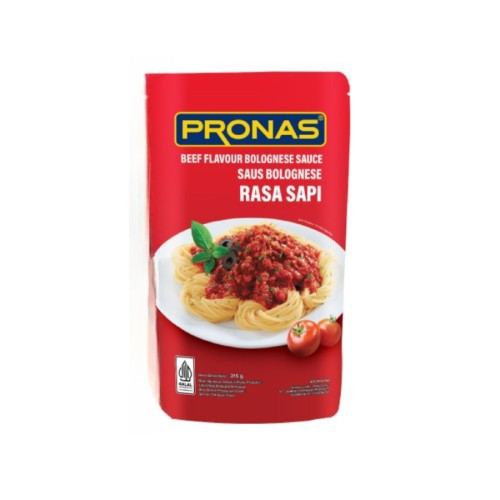 PROMO PRONAS Saus saos sauce Bolognese spaghetti spageti rasa sapi beef flavor Tomat Tomato refill p