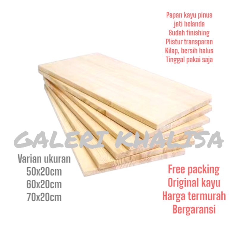 Papan jati belanda, papan kayu extra lebar 20cm, papan pinus sudah finishing