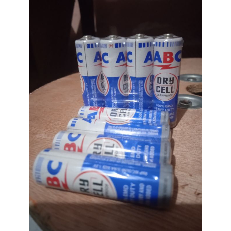batrei abc AA batrei jam dinding isi 4 pcs