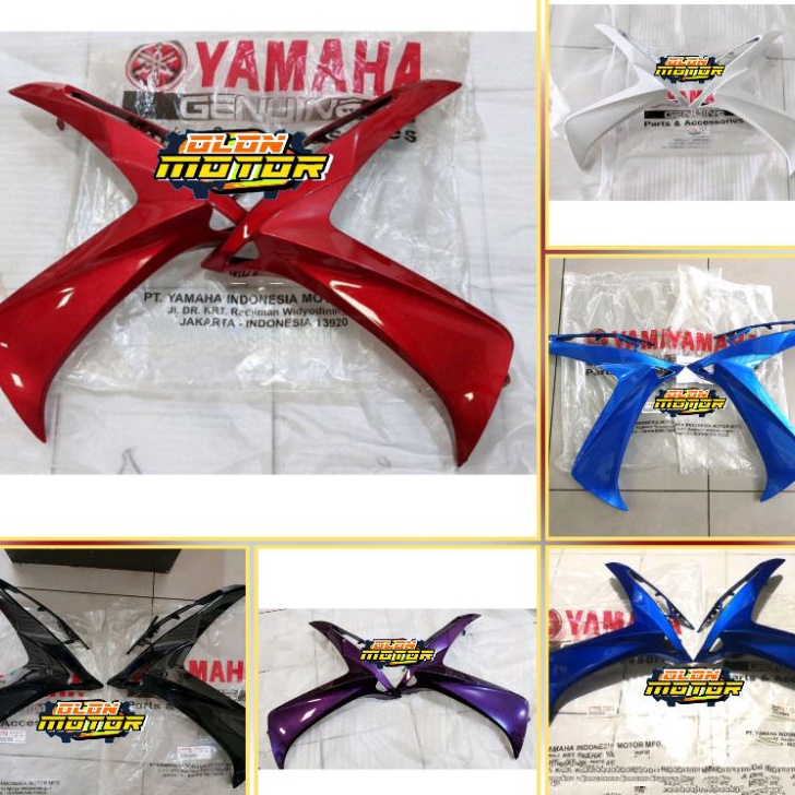 Terbaik Cover Body Sayap Depan XEON RC 125 1LBF835U Sepasang Original Yamaha Genuine Parts