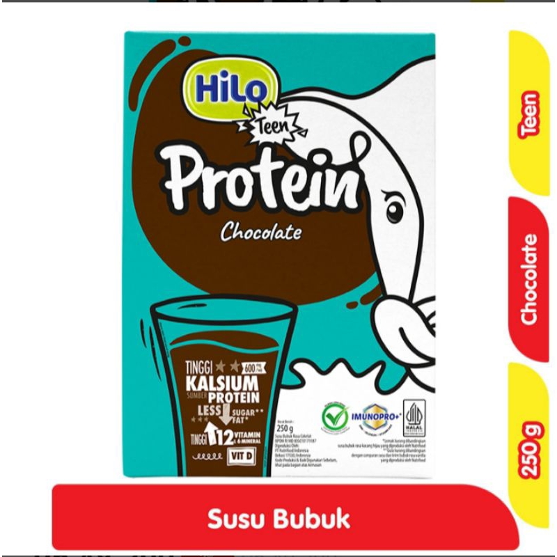 

Hilo Teen Susu Protein Coklat 250 gram