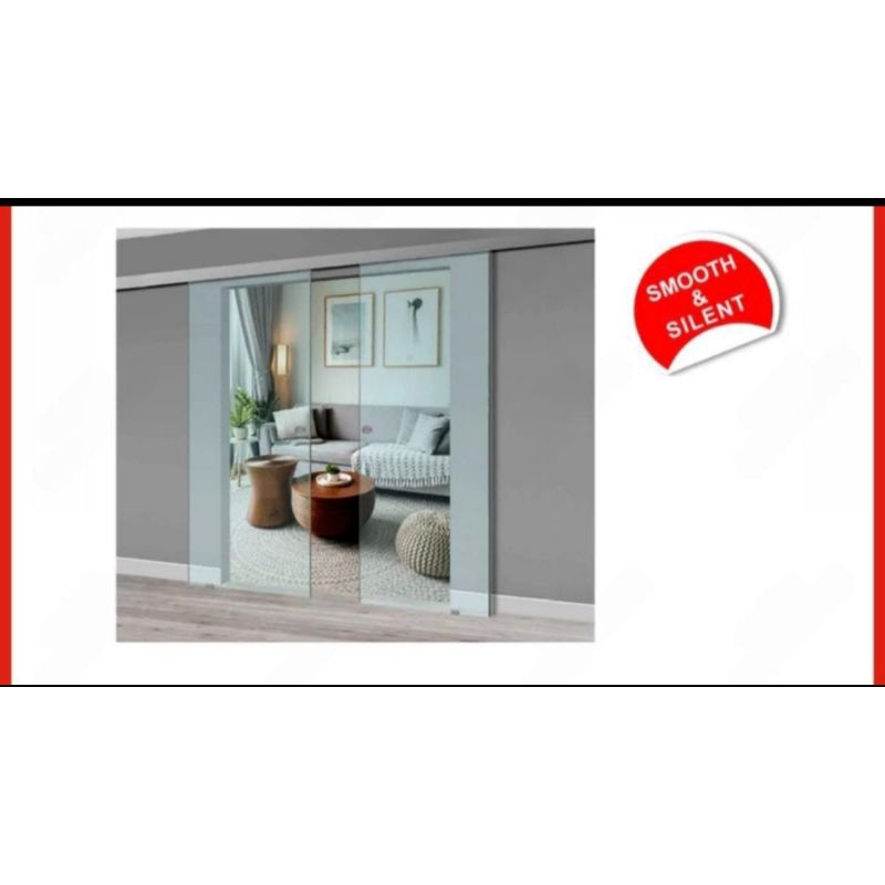 Rel pintu sliding Synchronize pintu kaca 150 Kg