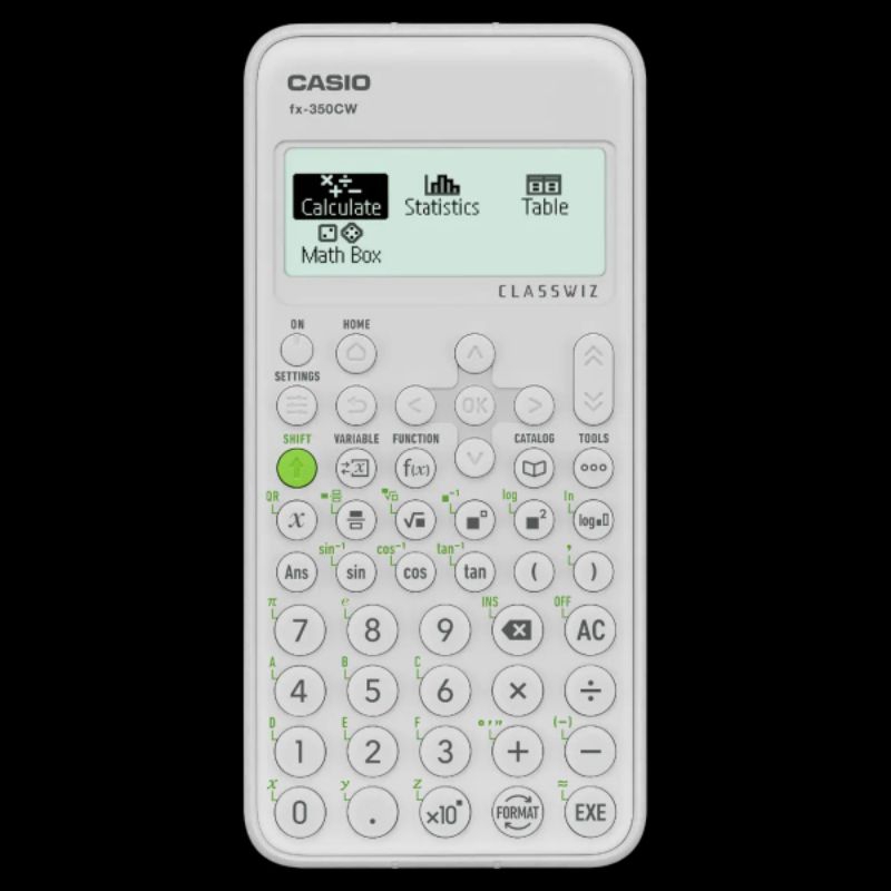 

Kalkulator Scientific Casio Fx 350 CW Putih Original Asaba 100 %