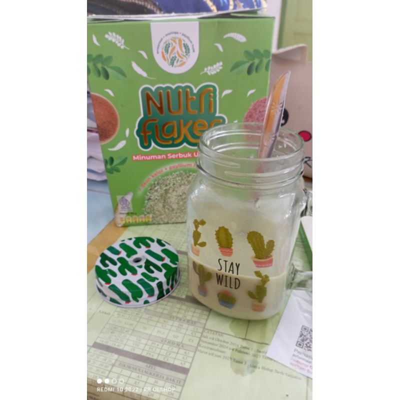 

Nutriflakes minuman serbuk umbi garut