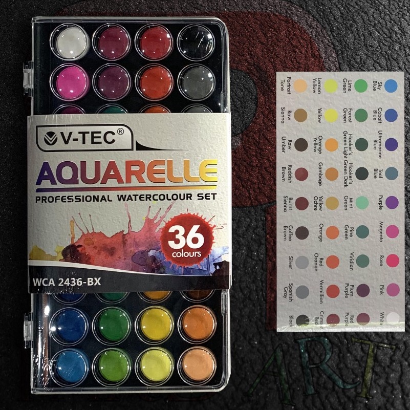 

Cat Air VTEC Aquarelle 36 Warna