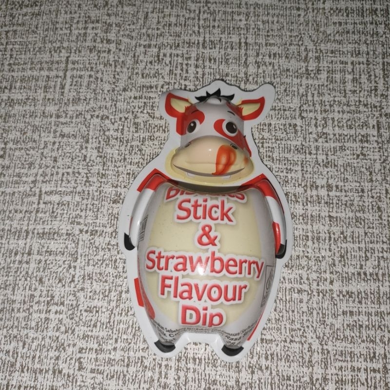 

[1 pcs] Biskitop Biscuit Stick and Strawberry Flavour Dip Biskuit stik dengan Krim Rasa Stoberi bentuk sapi lucu termurah harga grosir