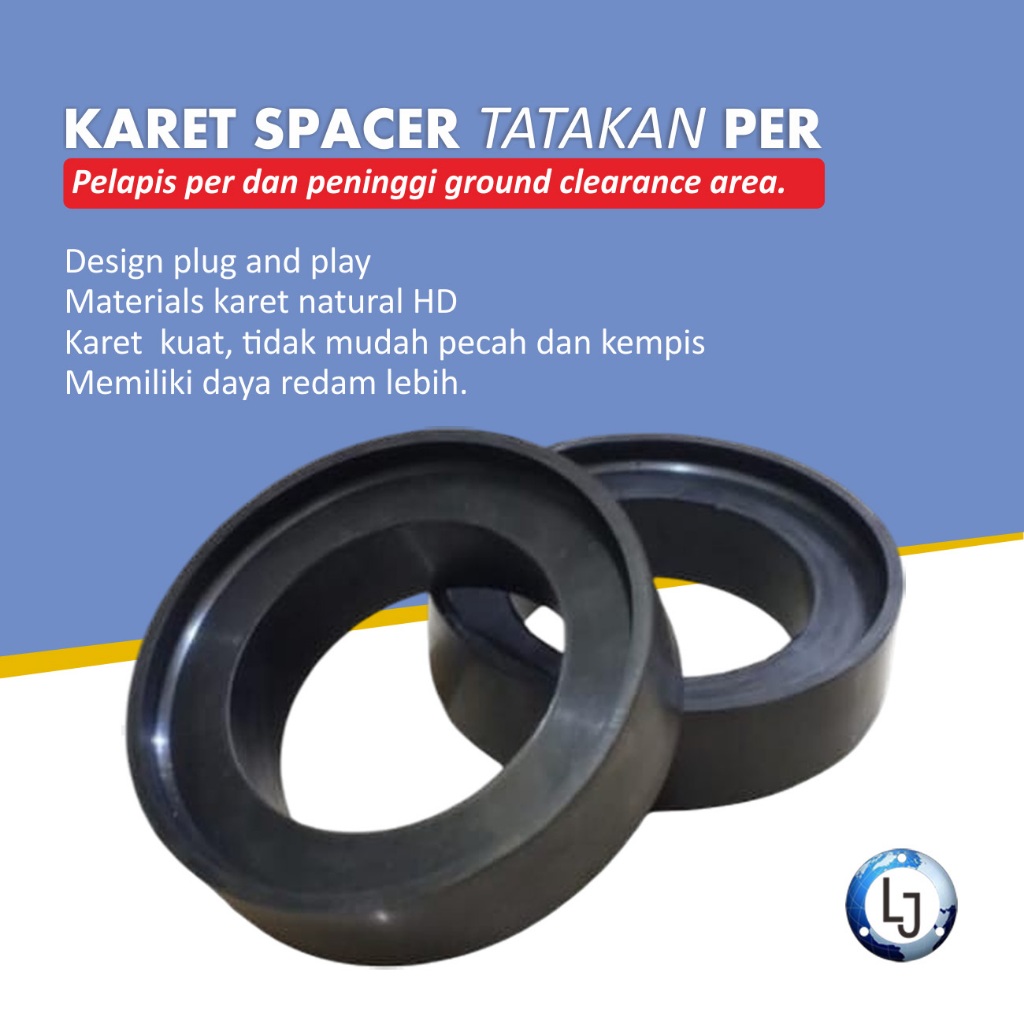 Karet Spacer Tatakan Per Belakang Chevrolet Captiva C100 C140 2.2 2.4 3.0 2pcs