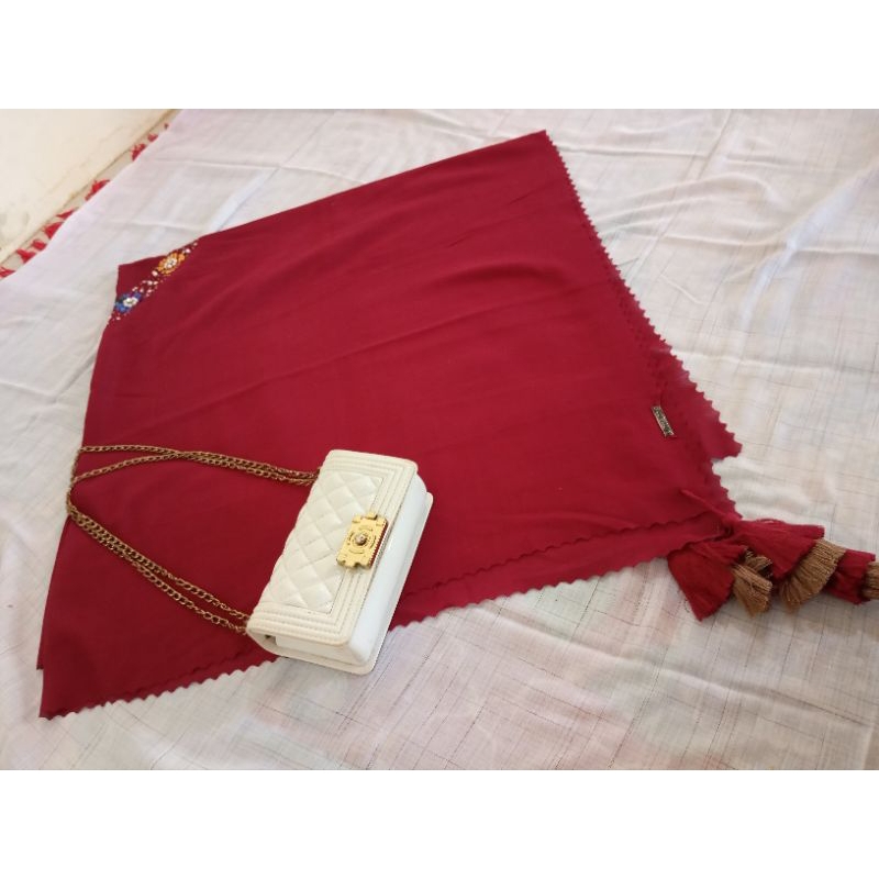 jilbab segi empat payet premium original/jilbab segi empat premium/jilbab premium payet/jilbab payet