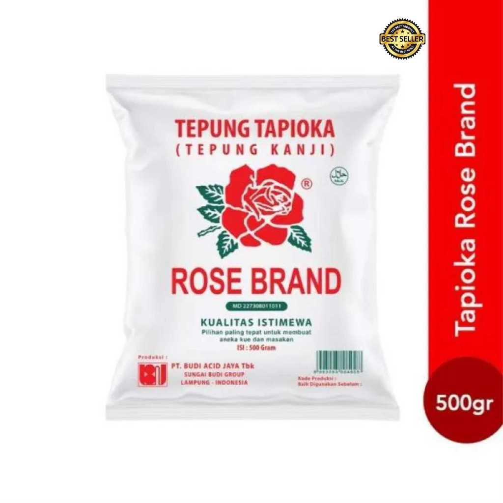 

Tepung Tapioka Rose Brand 500gr (PCS) / Tepung Tapioka / Tepung Tapioka Rosebrand 500 Gram Berkualitas Higienis