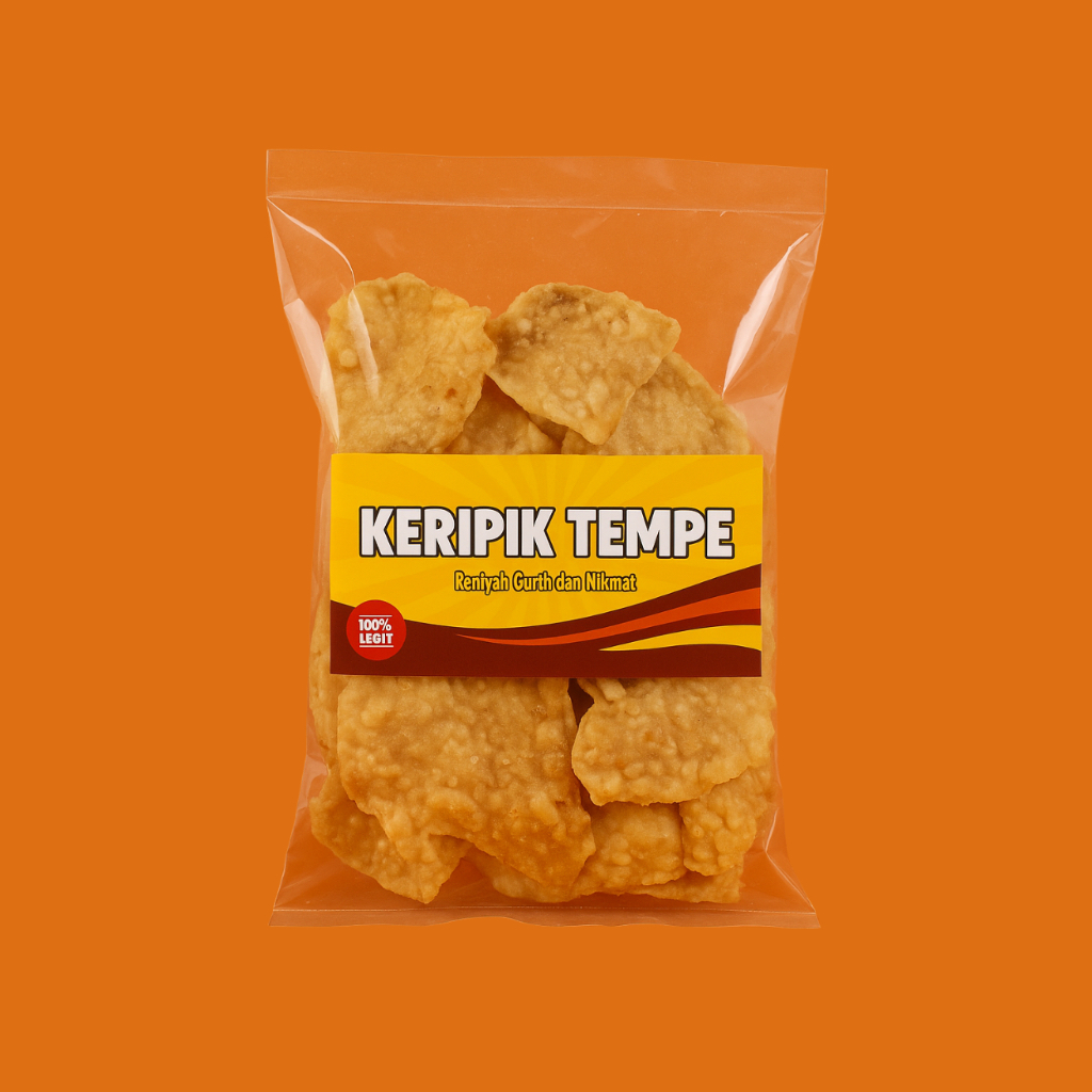 

[Tempe Lestari] Keripik Tempe Sagu Rasa Original Berat 150 Gram Tempe Lestari