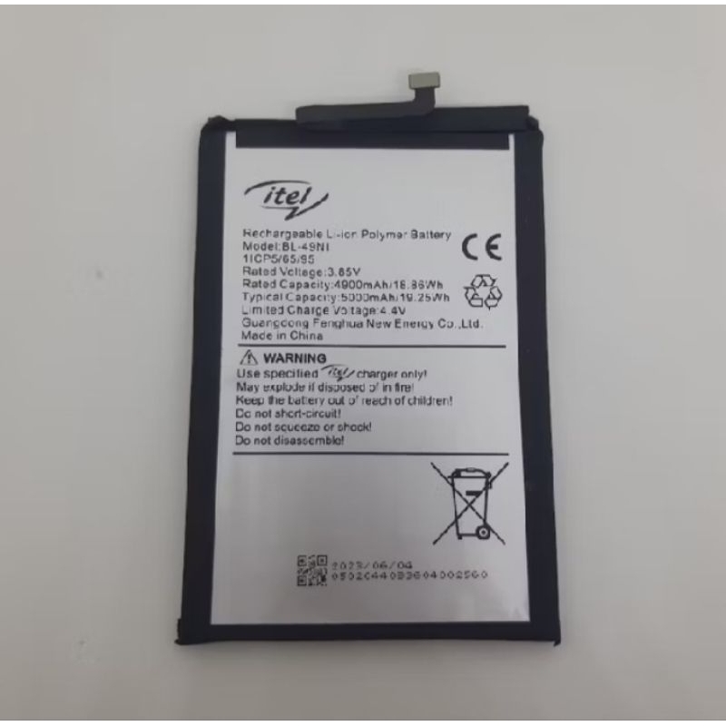 Baterai Batre Baterai itel s23 /A60/A70/A60S BL-49NI ORIGINAL 100%