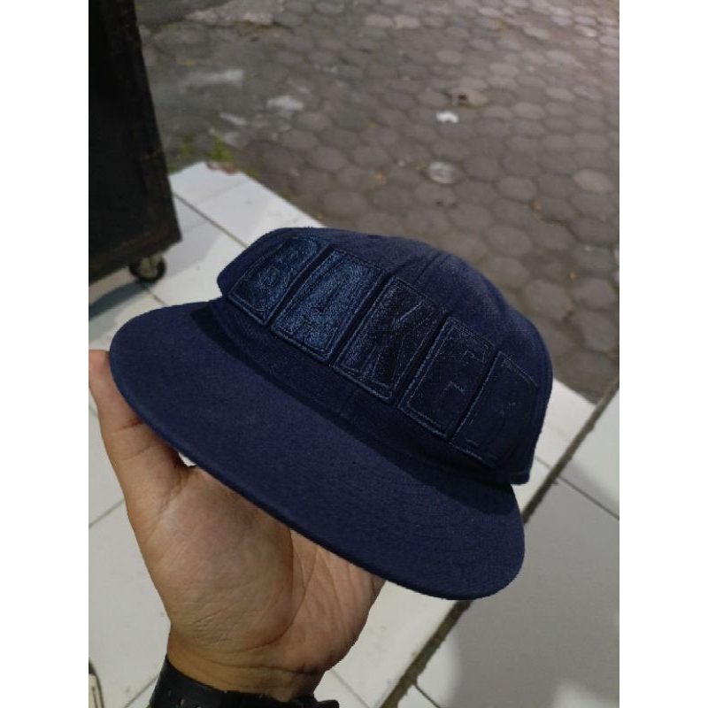 Topi Vintage BAKER Skateboards Embroidery Navy Original Bekas / Second