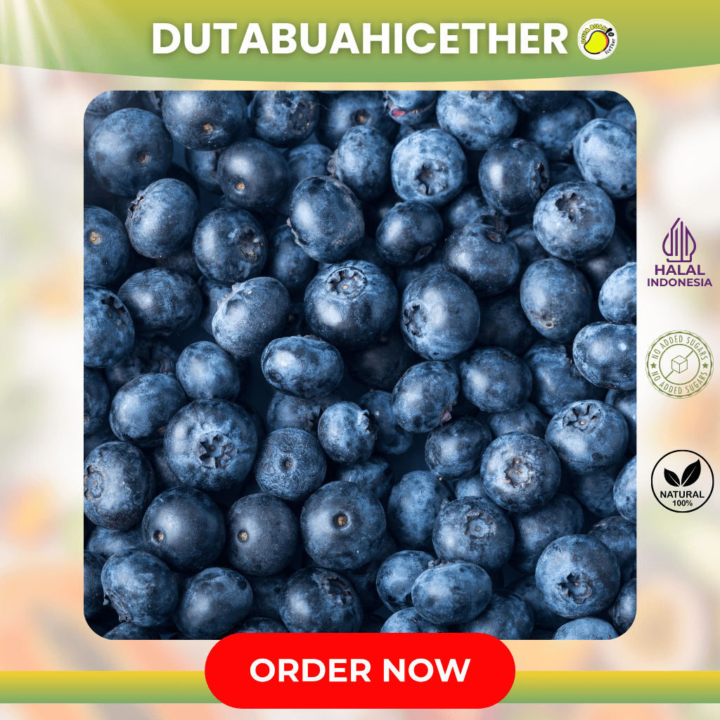 

Blueberry Frozen Buah Beku Siap Konsumsi untuk Smoothie atau Topping | Bandung | Duta Buah Icether