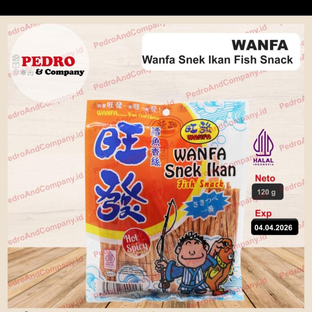 

Wanfa snek ikan fish snack rasa HOT SPICY 120 gram pedas