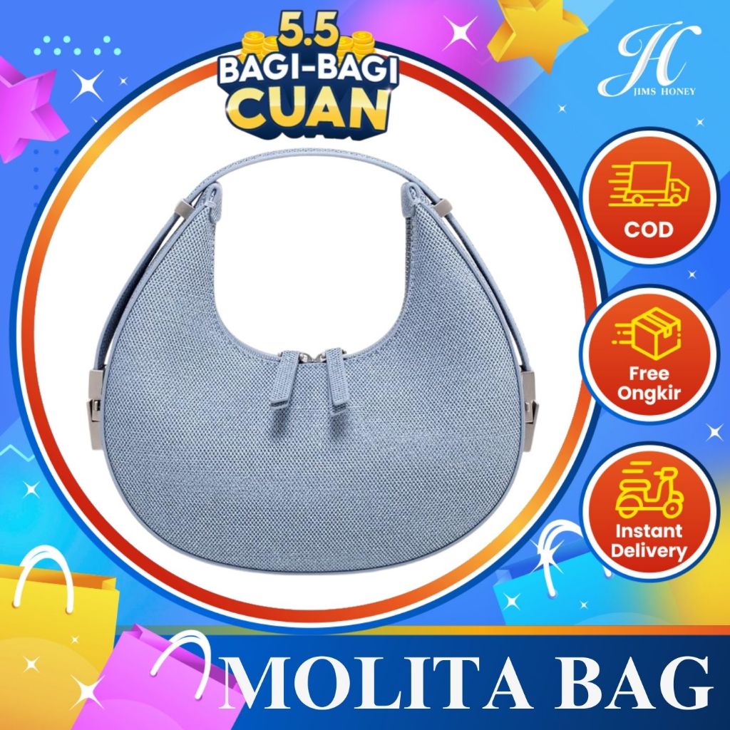 JIMS HONEY OFFICIAL Molita Bag Tas Wanita Hobo Ori Selempang Terbaru 2025