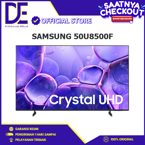 Samsung 50U8500F Smart Google TV 50 Inch Crystal Processor 4K UHD Q-Symphony 50U8500F 50U8500