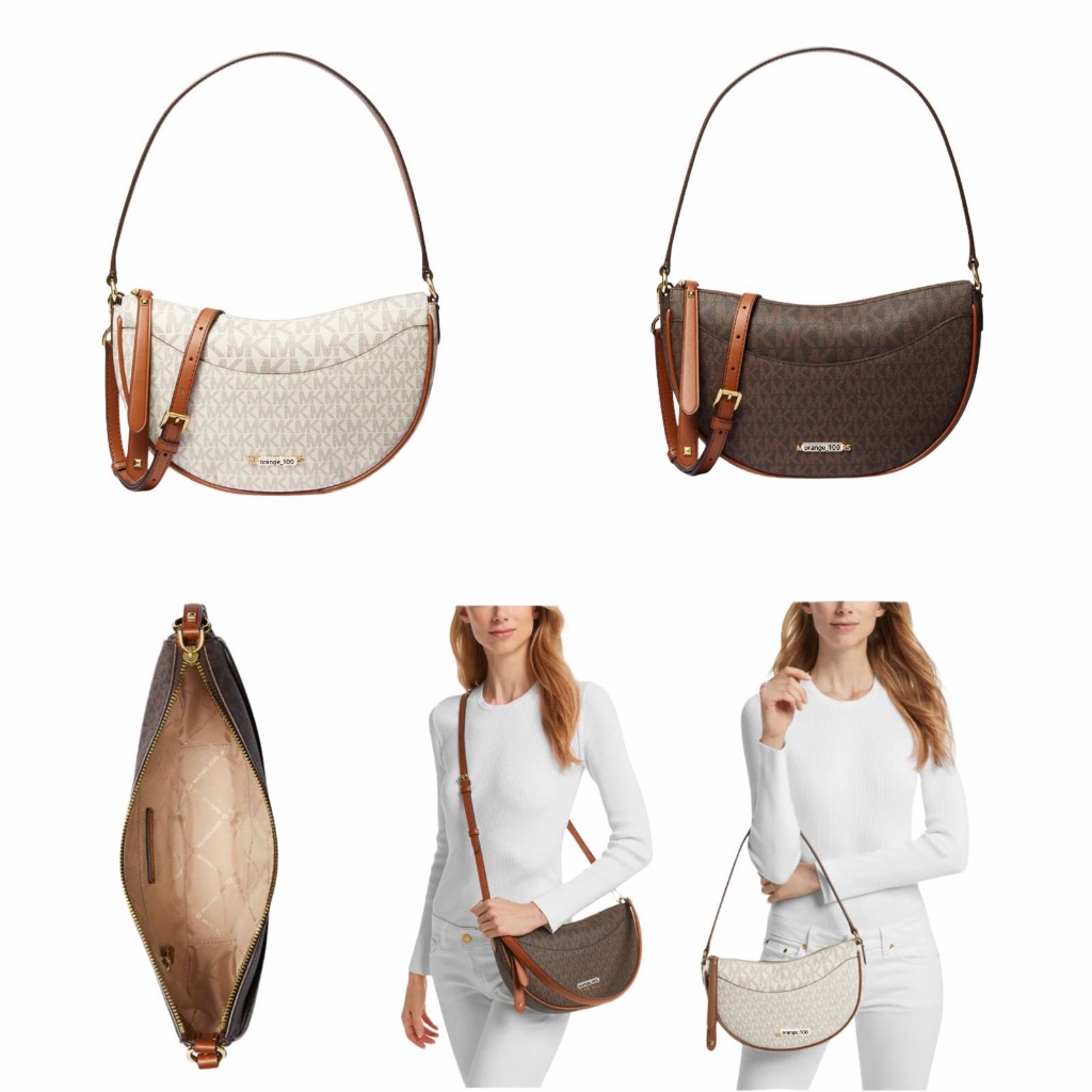TAS WANITA MK DOVER MEDIUM HALF MOON SHOULDER BAG ORIGINAL