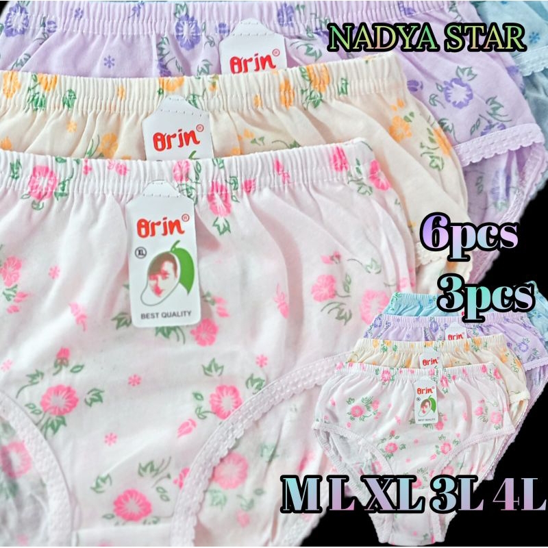 6Pcs Celana Dalam Anak Remaja Dewasa/CD Anak Remaja Dewasa ORIN