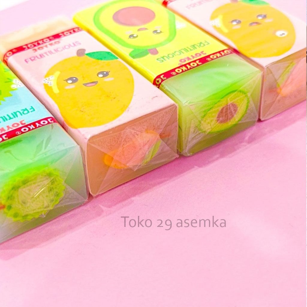 

PENGHAPUS JOYKO BUAH ER-135 ALAT TULIS ERASER LUCU HAPUSAN UNIK SETIP STIP KARET COD