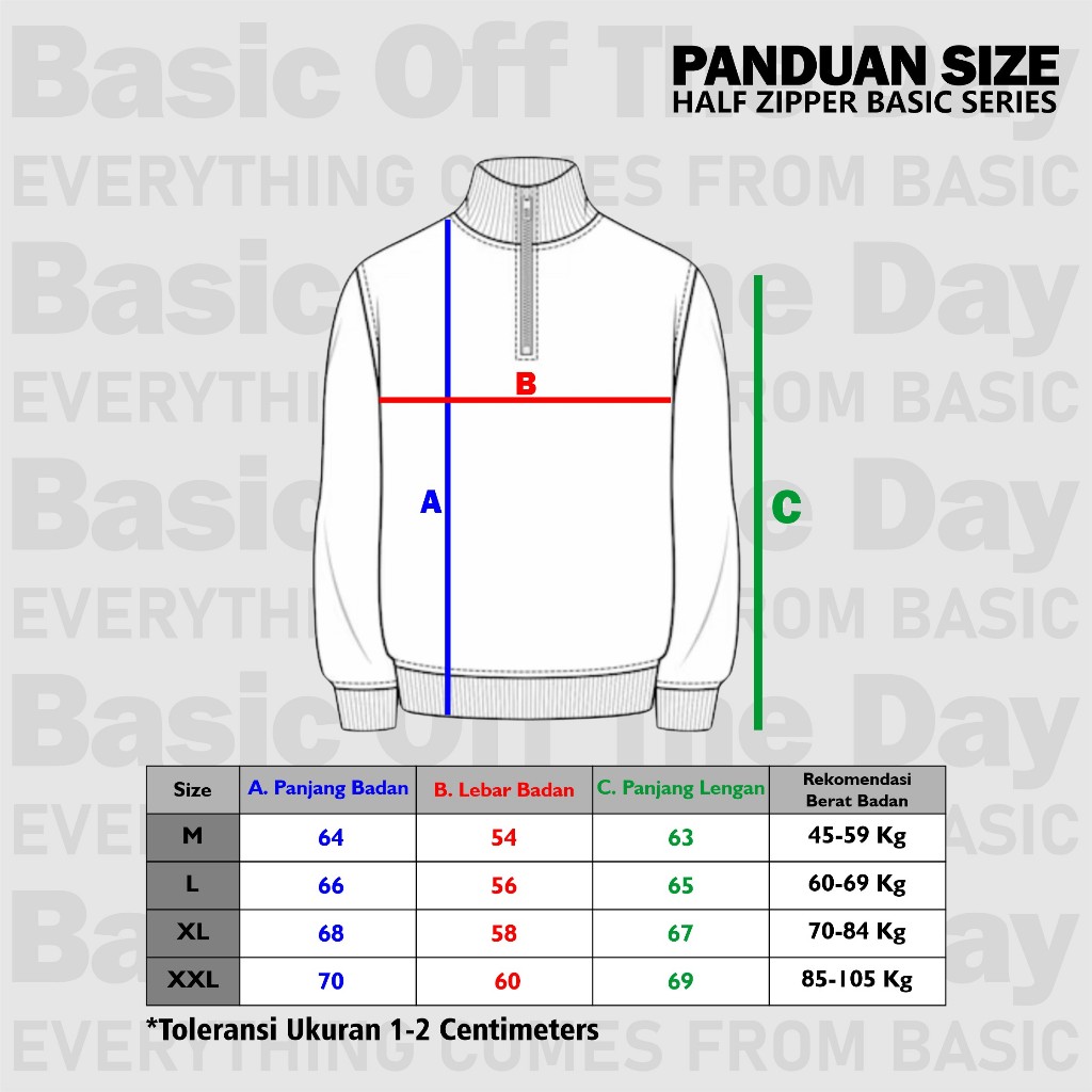 Half Zipper Pria Sweater Rugby Basic Sweater Half Zipper Pria Half Zip Sweatshirt Basic