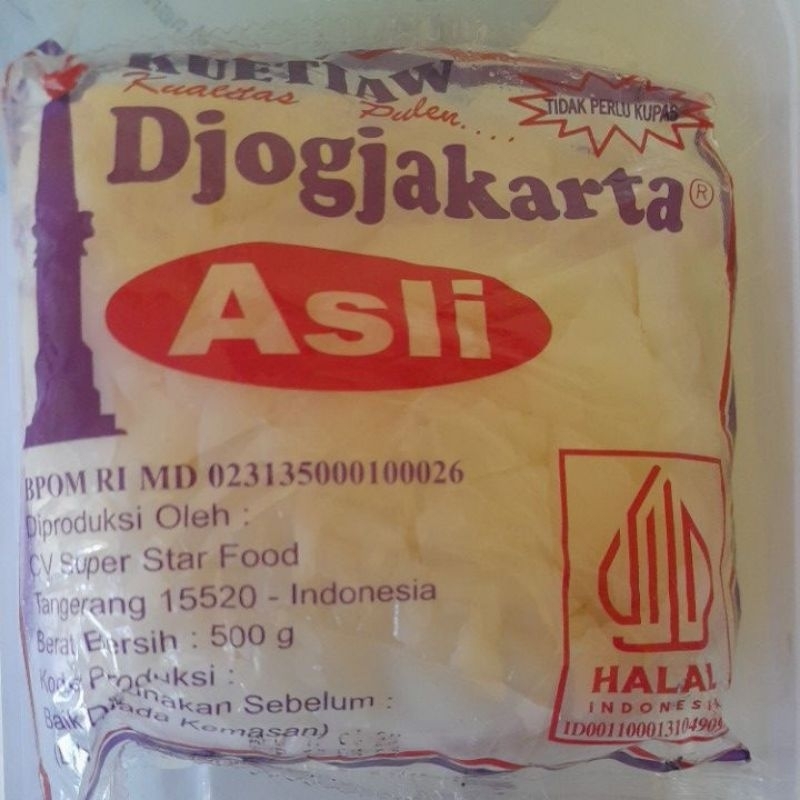 

Kwetiau Basah DJOGAKARTA 500 Gr
