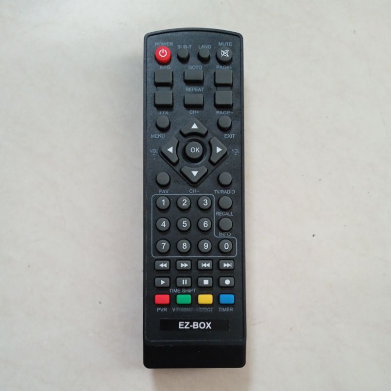 Remote STB EZ-BOX dvbt2 set top box langsung pakai