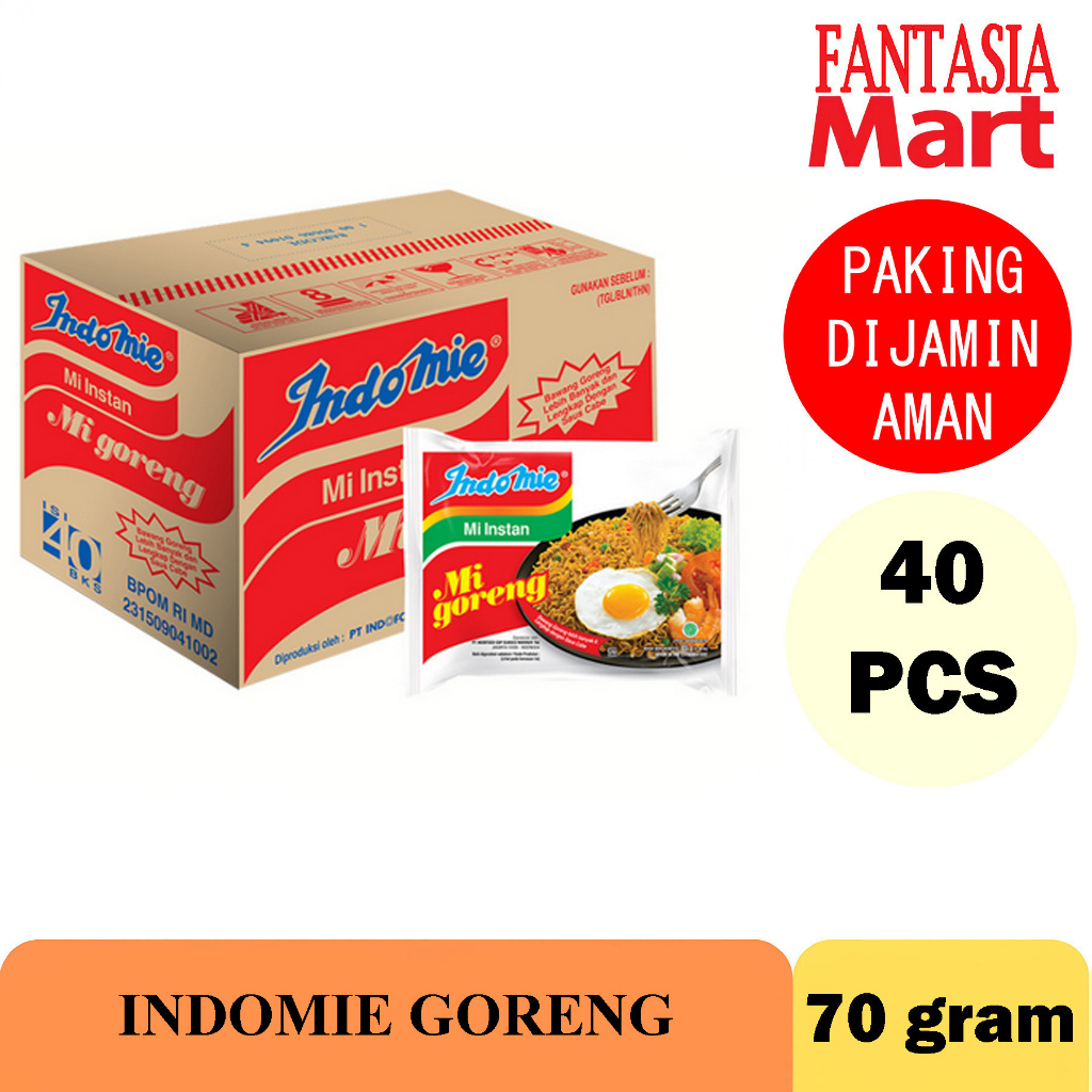

INDOMIE GORENG PER DUS FANTASIA DENGAN PAKING AMAN