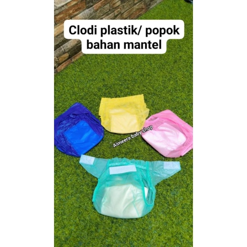 Popok Plastik bayi model perekat/ clodi plastik