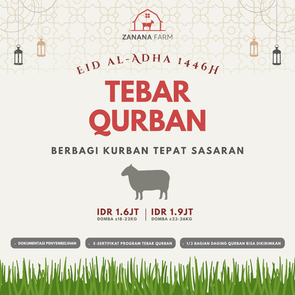 

LIVE Tebar Qurban, Paling Transparan, Syar'i